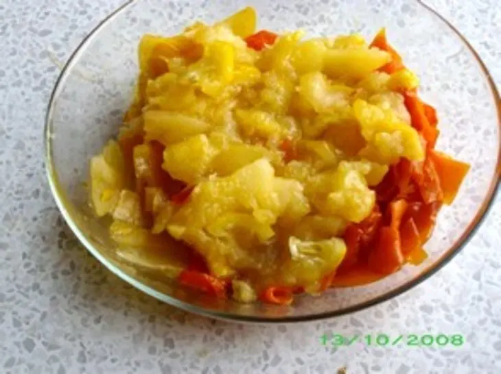 Десерт из овощей и фруктов: шаг 7