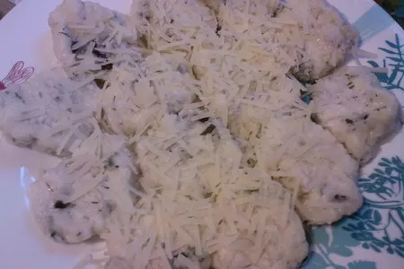 Ленивые вареники с зеленью и сыром: шаг 2