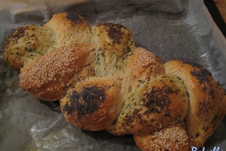 Хлеб с зеленью и паприкой: шаг 1
