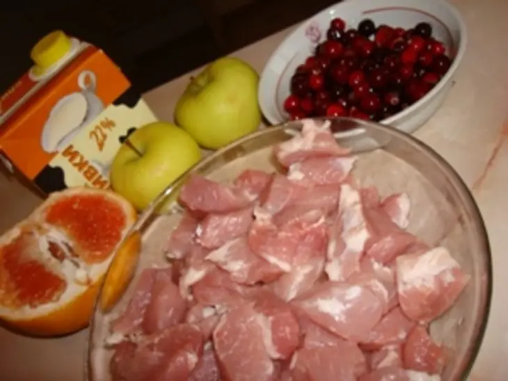 Свининка с кислинкой: шаг 1