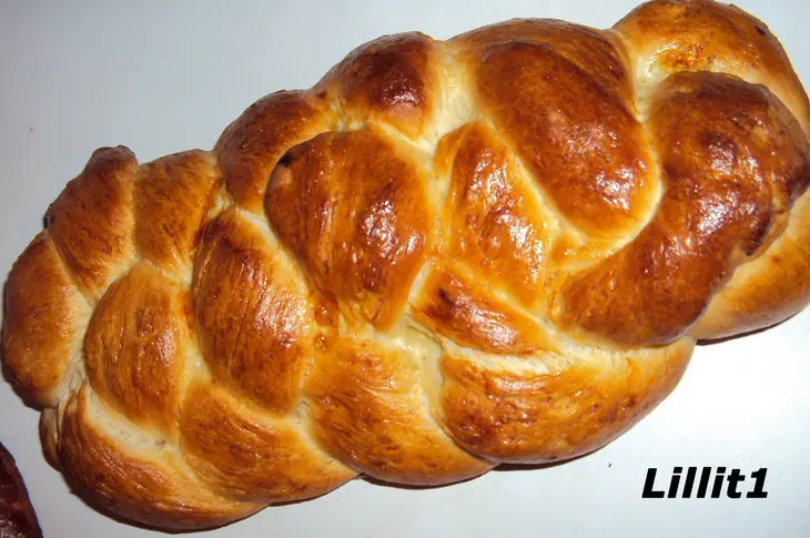 Шведский хлеб на йогурте (swiss braid): шаг 6