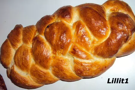 Шведский хлеб на йогурте (swiss braid): шаг 6