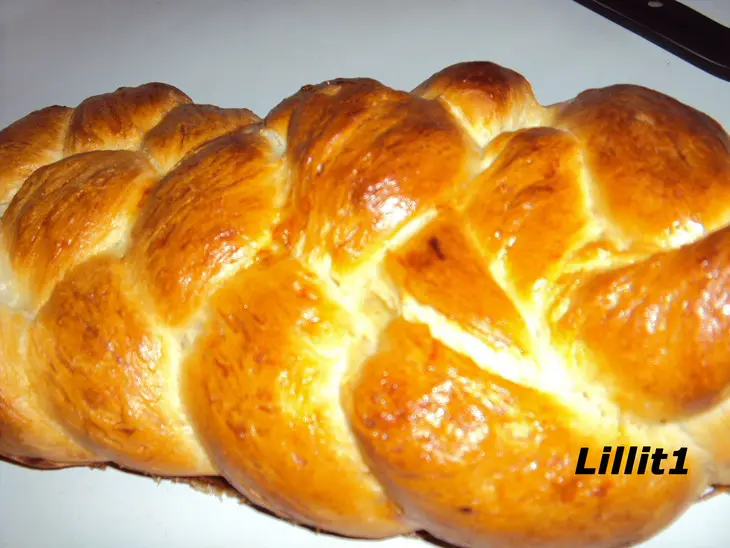 Шведский хлеб на йогурте (swiss braid): шаг 7