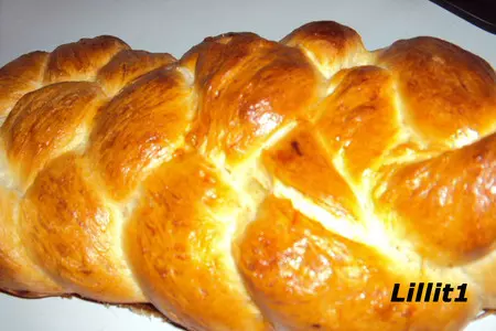 Шведский хлеб на йогурте (swiss braid): шаг 7