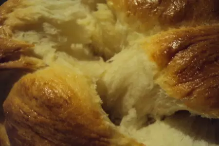 Шведский хлеб на йогурте (swiss braid): шаг 9