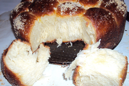 Немецкий праздничный сдобный хлеб (partybrot german party bread): шаг 4