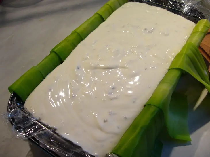 Террин из твороженного сыра с горгонзолой и оливками: шаг 3