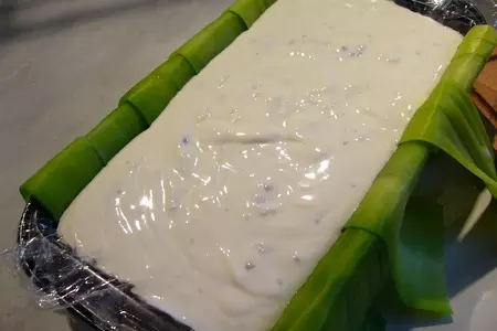 Террин из твороженного сыра с горгонзолой и оливками: шаг 3