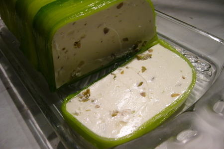 Террин из твороженного сыра с горгонзолой и оливками: шаг 5