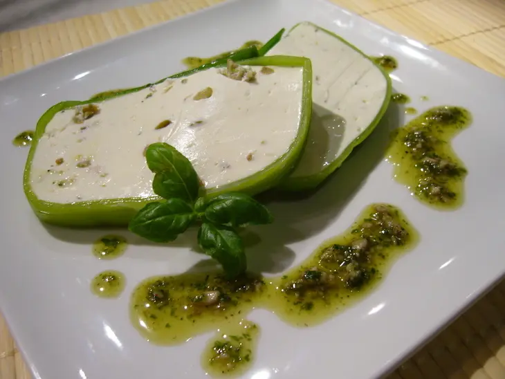 Террин из твороженного сыра с горгонзолой и оливками: шаг 6