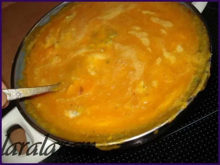 Тыквенный суп бархатный - поэма вкуса с яблоками, курицей, сыром и...: шаг 9