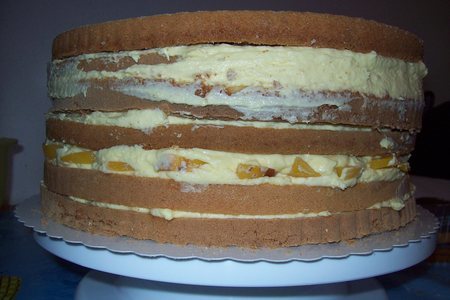 Украшение торта масляным кремом: фото шаг 4
