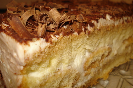 Торт" тирамису с белым шоколадом"/не классический/: шаг 7