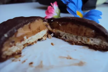 Конфеты со сгущенкой и шоколадом (conos de dulce de leche y chocolate): шаг 6