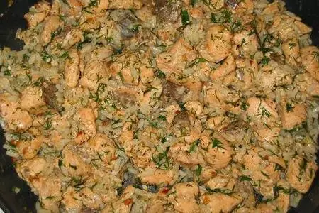 Пирог с красной рыбой и рисом: шаг 2