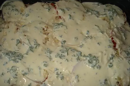 Шарлотка с сосиской: шаг 8