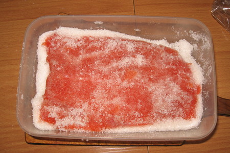 Соленый лосось (японский рецепт): шаг 2