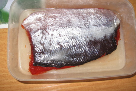 Соленый лосось (японский рецепт): шаг 3