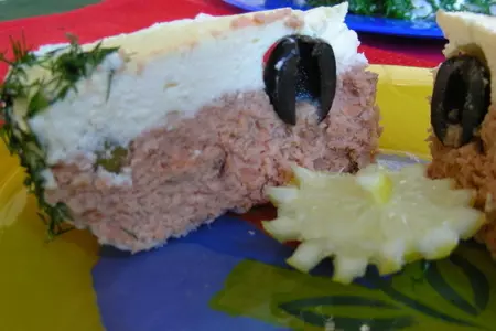 Рыбный торт "морской бриз": шаг 6