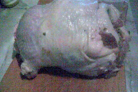 Куриный рулет с орехами: шаг 5