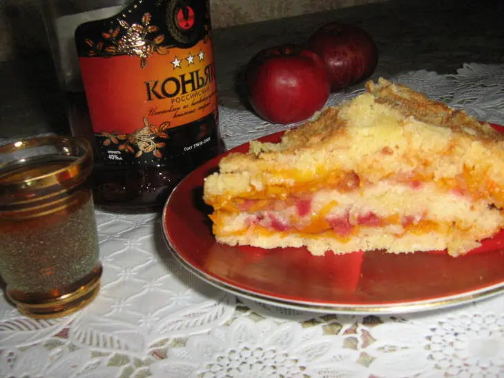 Насыпной пирог с тыквой и яблоками.: шаг 2