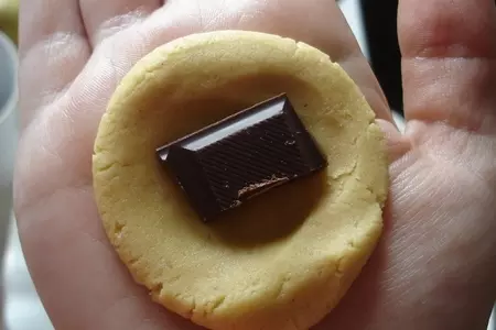 Кукурузное печенье с шоколадом: шаг 4