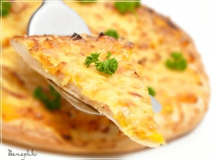 Пицца с запеченной тыквой и копченым салом: шаг 8