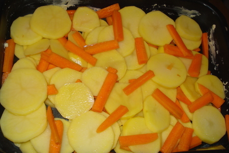 Картофельная запеканка с тефтелями: шаг 2