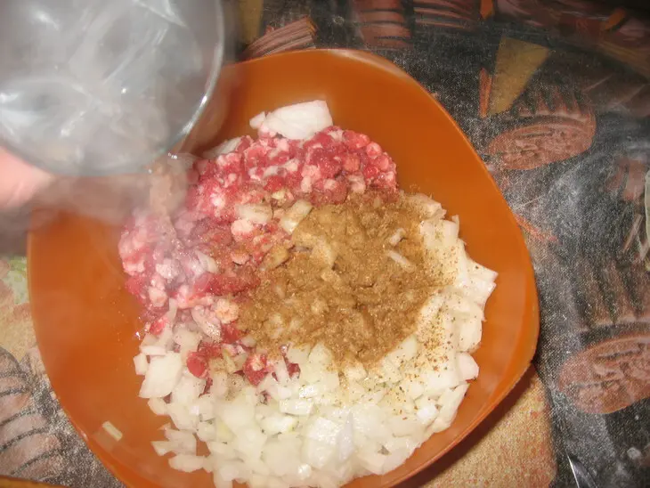 Мясные розочки: шаг 3