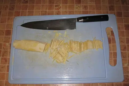Лапша домашняя куриная: шаг 6