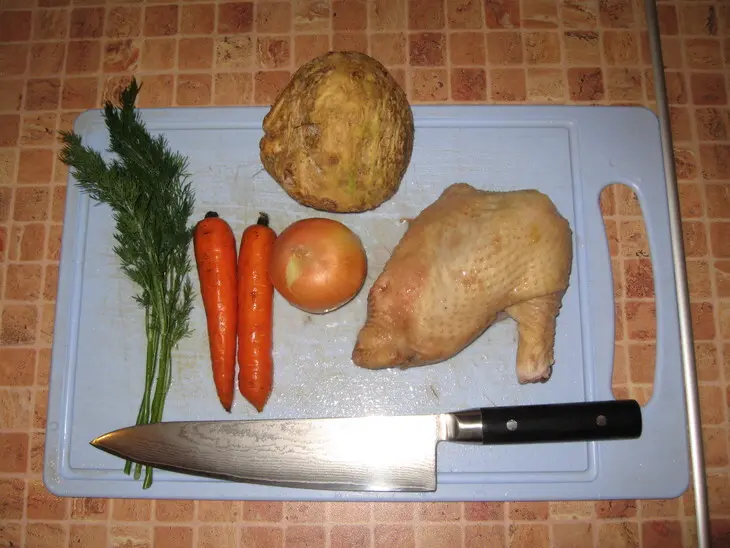 Лапша домашняя куриная: шаг 8