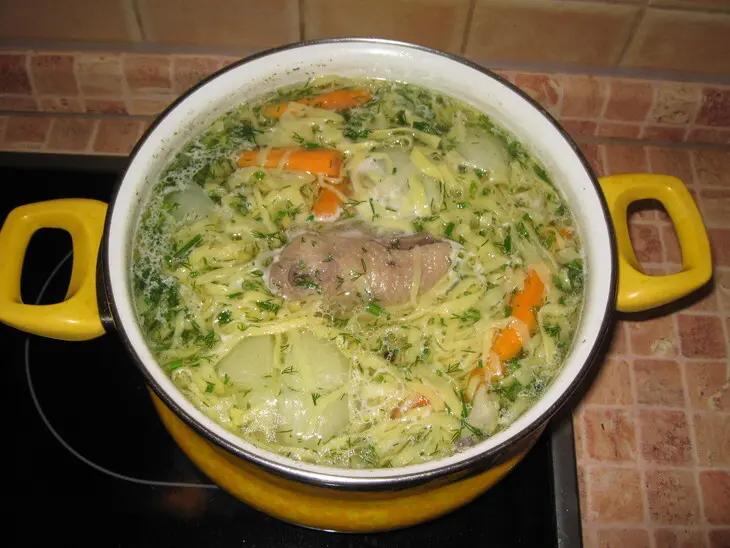 Лапша домашняя куриная: шаг 12