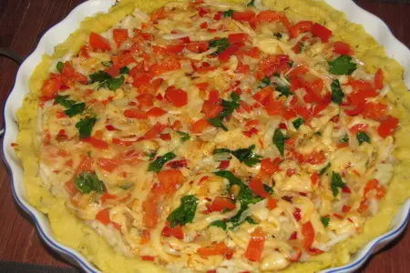 Полента с цуккини и сыром: шаг 3