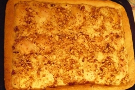 Открытый  яблочно-рисово-лимонно-ореховый пирог: шаг 5