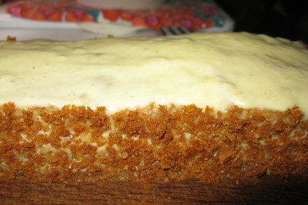 Бисквит на кефире, пирожные и торт из него: шаг 6