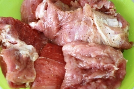 Свинина под сливочным соусом: шаг 1