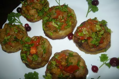 Закуска  на баклажанах: шаг 3