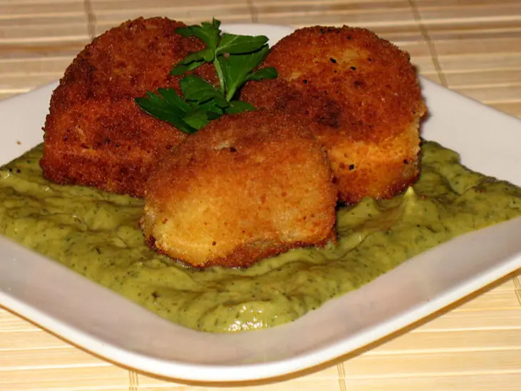 Крокетты на креме из цуккини (crocchette con crema verde): шаг 2