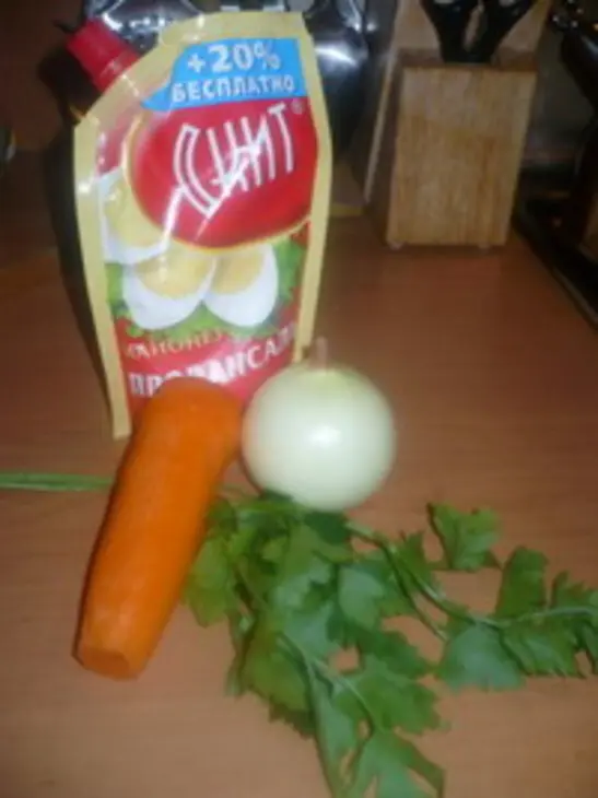 Салатик на ужин: шаг 1