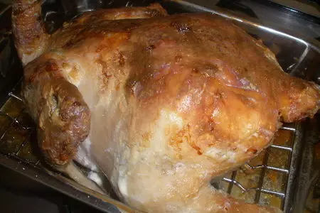 Курица, фаршированная гречкой с грибами: шаг 2