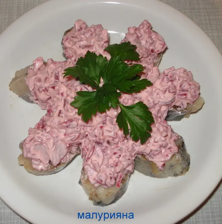 Сельдь в розовом плаще: шаг 5