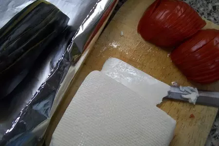 Баклажаны запеченные с брынзой: шаг 1