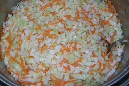 Капуста маринованная и винегрет из неё: шаг 1