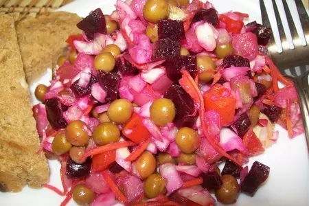 Капуста маринованная и винегрет из неё: шаг 8