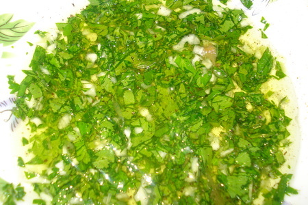 Баклажанный салат с грецкими орехами: шаг 3