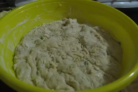 Ароматный медовый хлеб с кунжутом и орехами: шаг 3