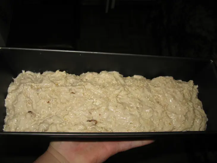Ароматный медовый хлеб с кунжутом и орехами: шаг 4