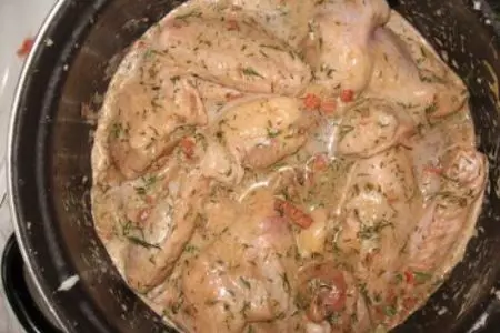 Шашлык из куриных крылышек: шаг 2
