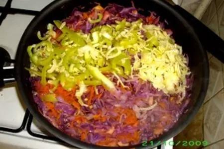 Солянка с краснокочанной капустой: шаг 5