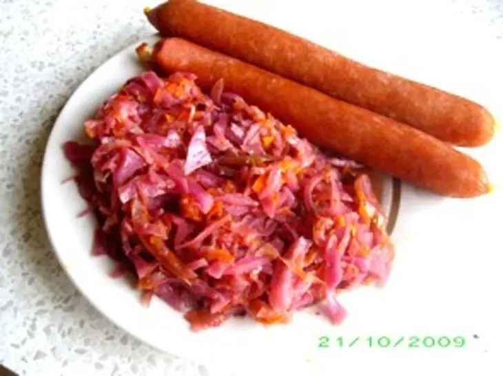 Солянка с краснокочанной капустой: шаг 7
